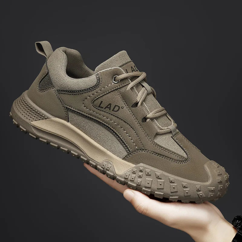 High Quality Men's Sneakers Classics Men Lace-up Shoe for Outdoor Breathable Hiking Shoes Comfortable Sneakers Male Safety Shoes