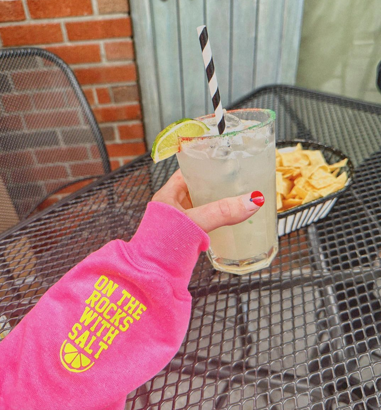 MARGS ♡ pink printed sweatshirt ♡ select your cuff