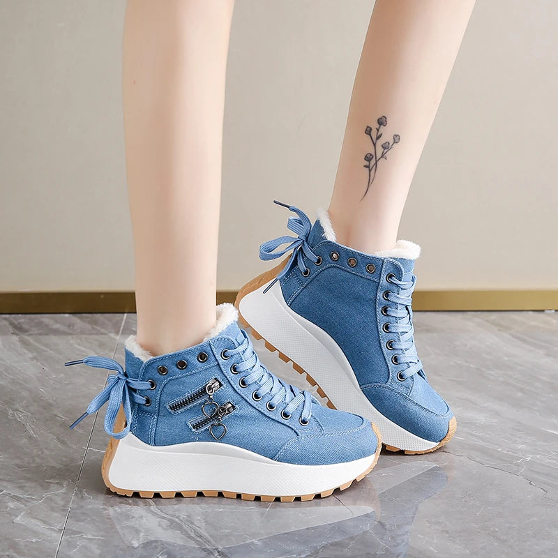 2025 New Designer Women Sneakers High Quality Shoes Female Women Shoes for Women Lace Up Platform Sneakers Женская Обувь