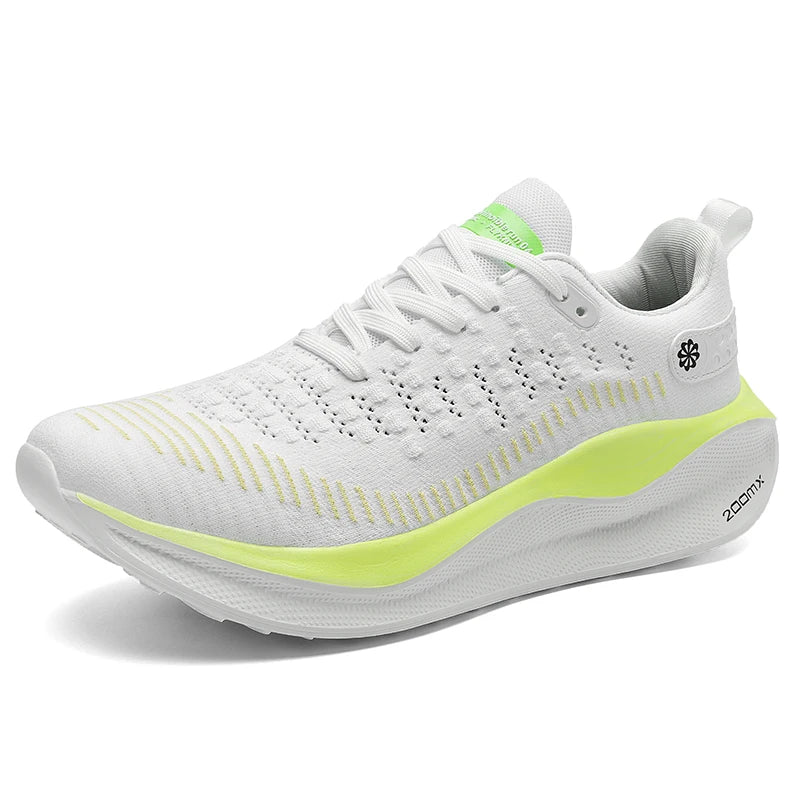 Men's breathable mesh thick-sole running shoes four season soft-sole non-slip outdoor casual sports shoes fashion light sneakers