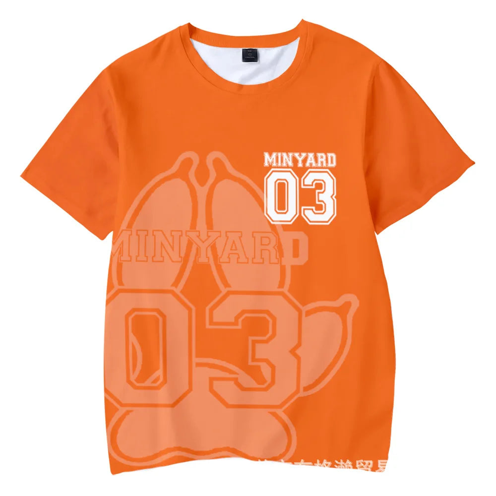 New The Foxhole Court Palmetto State Foxes Lacrosse Jersey Cosplay WILDS MINYARD 3D T-shirt Men/Women Graphic Tees Streetwear