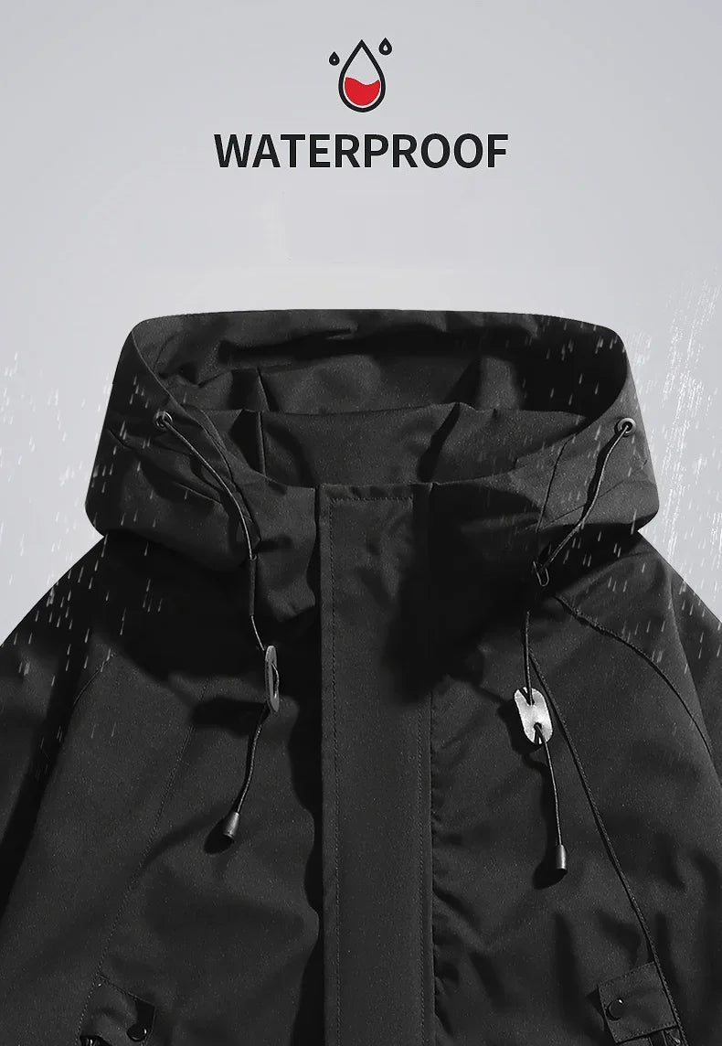 Unisex Outdoor Waterproof Jacket Windbreaker Coat Autumn Breathable Fishing Camping Windproof Jackets Men Women Clothing