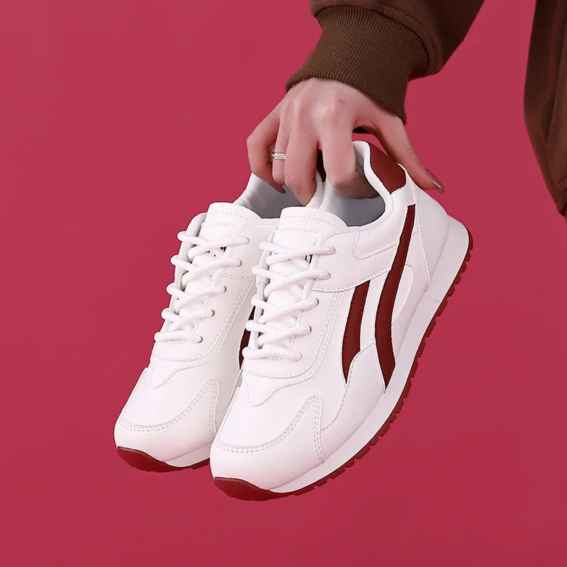 Plus Size Women White Shoes Female Spring New Style Female Student Casual Sports Versatile Sneakers Women Forrest Gump Shoes