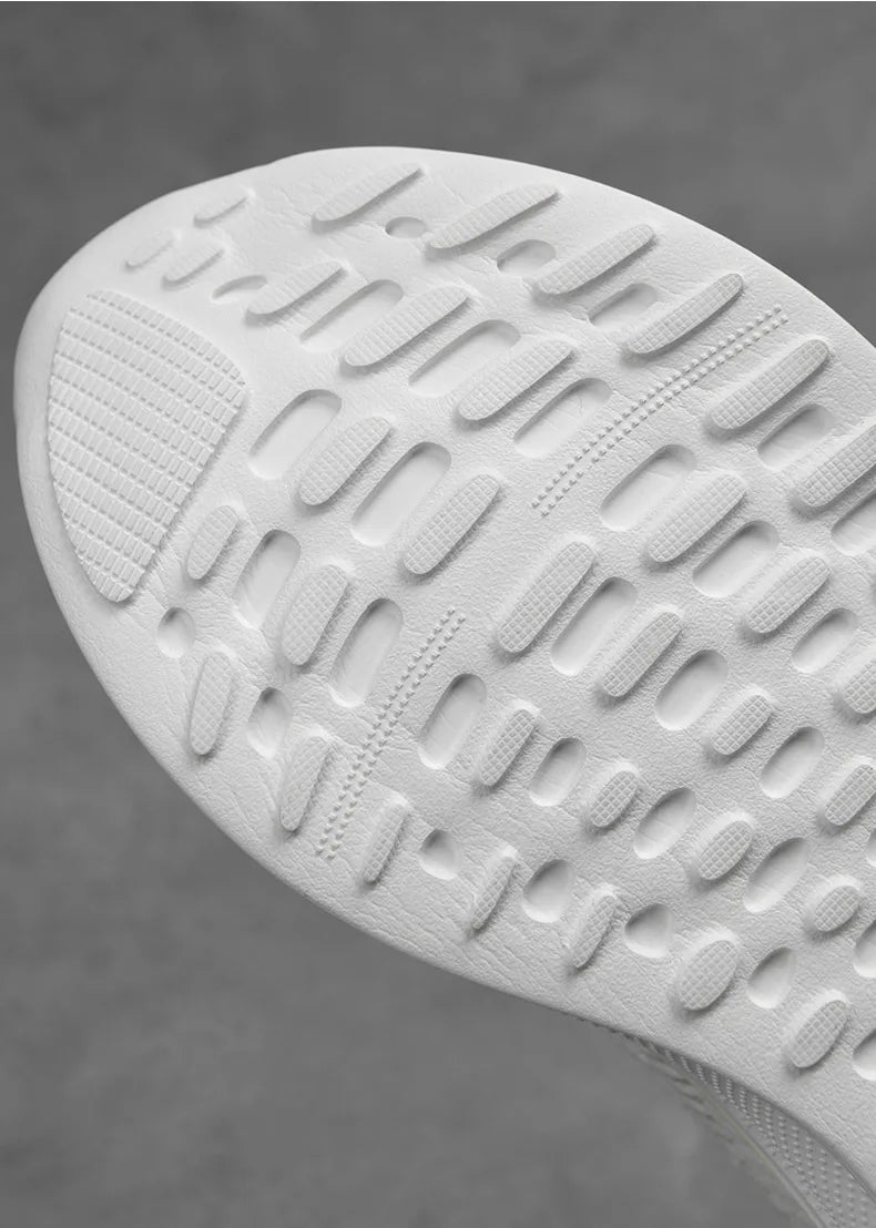 Men's breathable mesh thick-sole running shoes four season soft-sole non-slip outdoor casual sports shoes fashion light sneakers