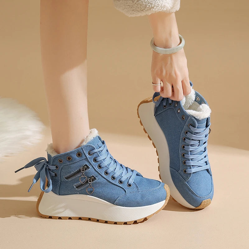 2025 New Designer Women Sneakers High Quality Shoes Female Women Shoes for Women Lace Up Platform Sneakers Женская Обувь