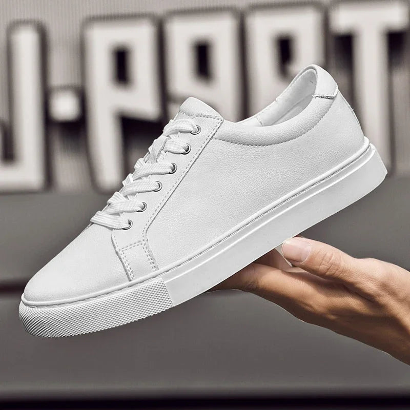 Luxury Brand Men's Sneakers Genuine Leather Casual Shoes Leisure Walk Men Shoes All-match Outdoor Skateboard Footwear For Male