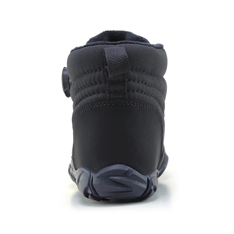 Men Winter Boots Outdoor Barefoot Boots for Women Ankle Boots Plush Warm Snow Shoes Non-slip Sneakers Plus Size Couple Shoes