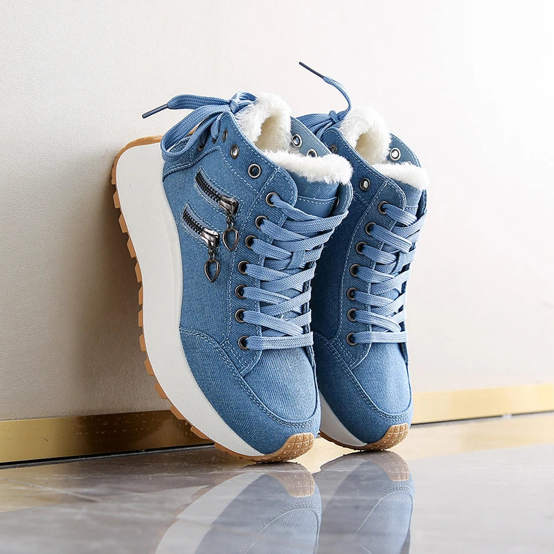 2025 New Designer Women Sneakers High Quality Shoes Female Women Shoes for Women Lace Up Platform Sneakers Женская Обувь