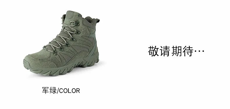 New Men's Boots Outdoor Hiking Boots Men Winter Desert Boots Motocycle Boots Zapatos Hombre