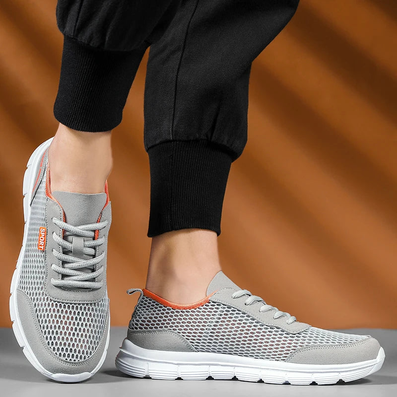 Men Shoes Spring Summer Soft Loafers Walking Shoes Lightweight Mesh Casual Shoes Men Sneakers Tenis Masculino Zapatillas Hombre