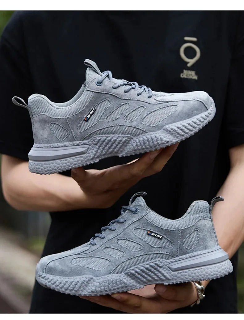 plastic toe cap safety shoes lightweight comfortable construction shoes for men protective work sneakers anti-slip work shoes