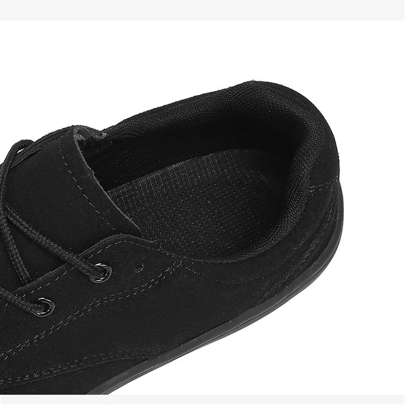 Barefoot Men's Sneakers With Wide Toe Size 48 Minimalist Cow Suede Leather Upper Casual Man Shoes Comfortable Walking Shoes