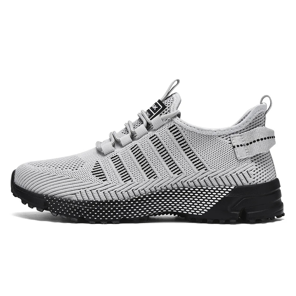Men's lightweight sneakers summer new breathable anti-slip outdoor racing running shoes fashion Joker student speed sports shoes