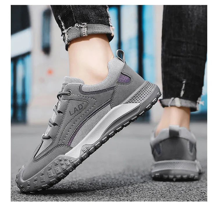 High Quality Men's Sneakers Classics Men Lace-up Shoe for Outdoor Breathable Hiking Shoes Comfortable Sneakers Male Safety Shoes