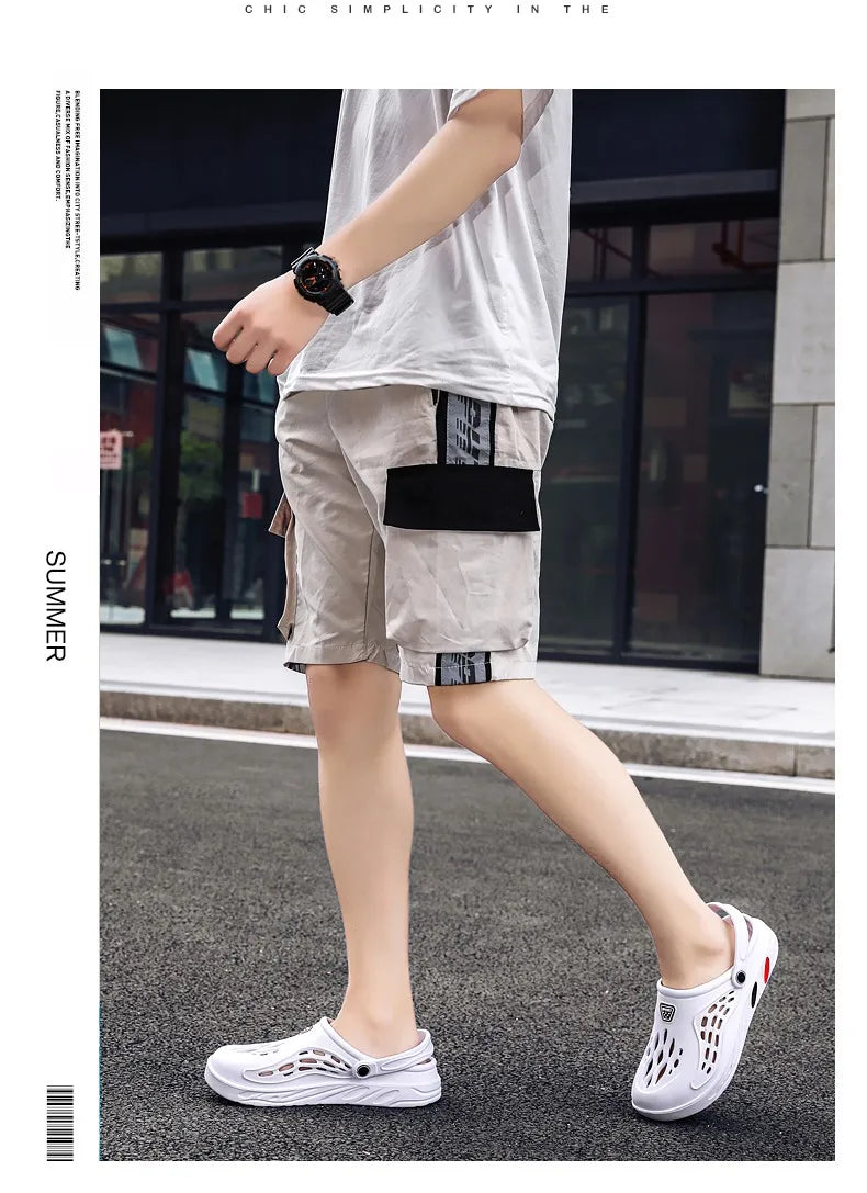 Male Slippers EVA Outdoor Vacation Simple Sandals Indoor Anti-slip Waterproof Clogs Off White Shose Summer Platform Shoes