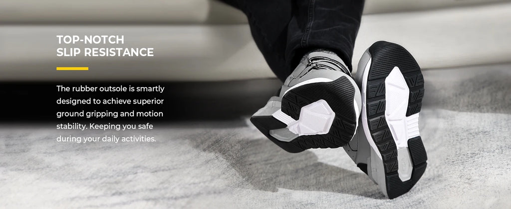 FitVille Diabetic Shoes for Men Extra Wide Width Adjustable Closure Walking Shoes Slip-on Sneakers for Foot Pain Relief Swollen
