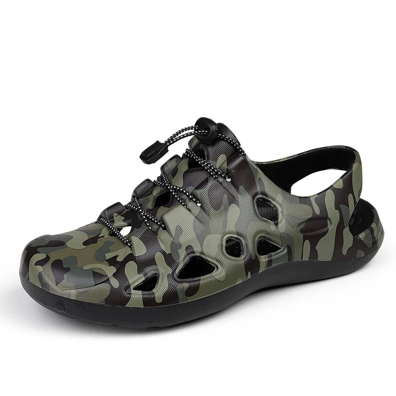 Men Sandals Brand Clogs Casual Shoes EVA Lightweight Sandles Man Colorful Shoes for Summer Beach Zapatillas Hombre
