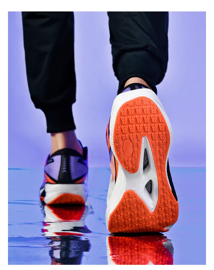 Running Shoes Carbon Board Speciality Marathon Men Sports Breathable Lightweight Women's Comfortable Athletic Nonskid Sneakers