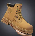 2026 Winter Ankle Boots Men's Boots Outdoor Yellow Boots Classic Design High Top Men Casual Shoes Botas Para Hombre