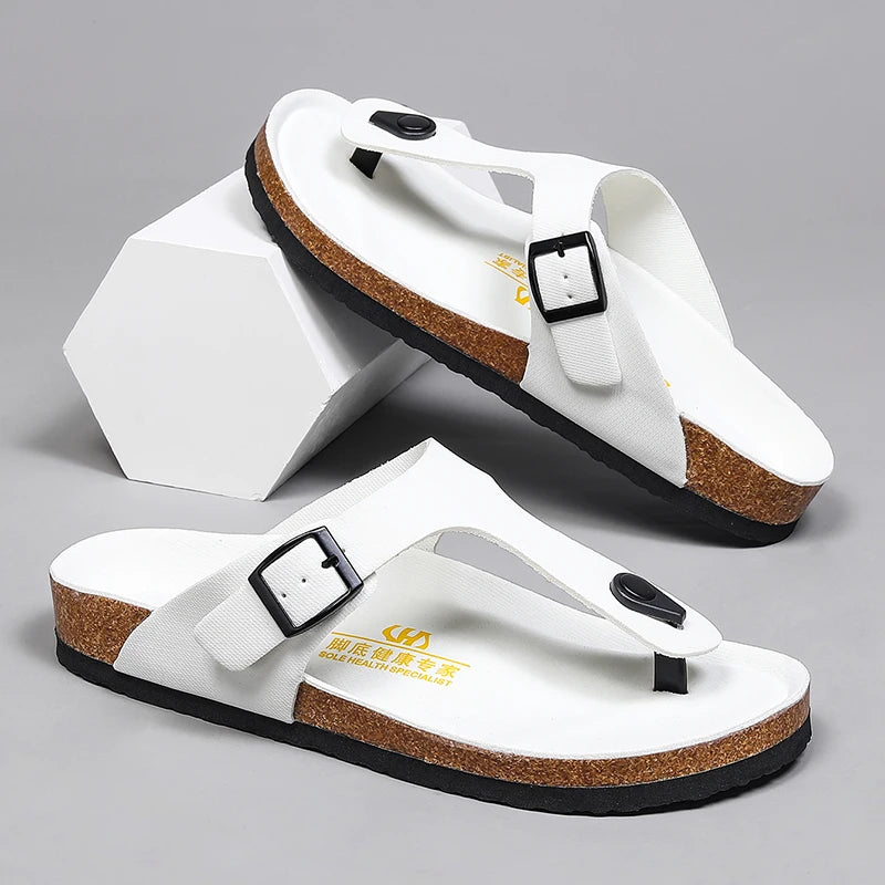 Big Size Mens Flip Flops Microfiber Leather Slippers Clogs Chanclas Hombre Chinelo Masculino Claquette Homme Summer Casual Shoes