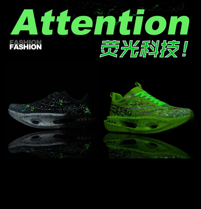 Running Shoes Speciality Carbon Board Marathon Men Sports Breathable Lightweight Women's Comfortable Athletic Nonskid Sneakers