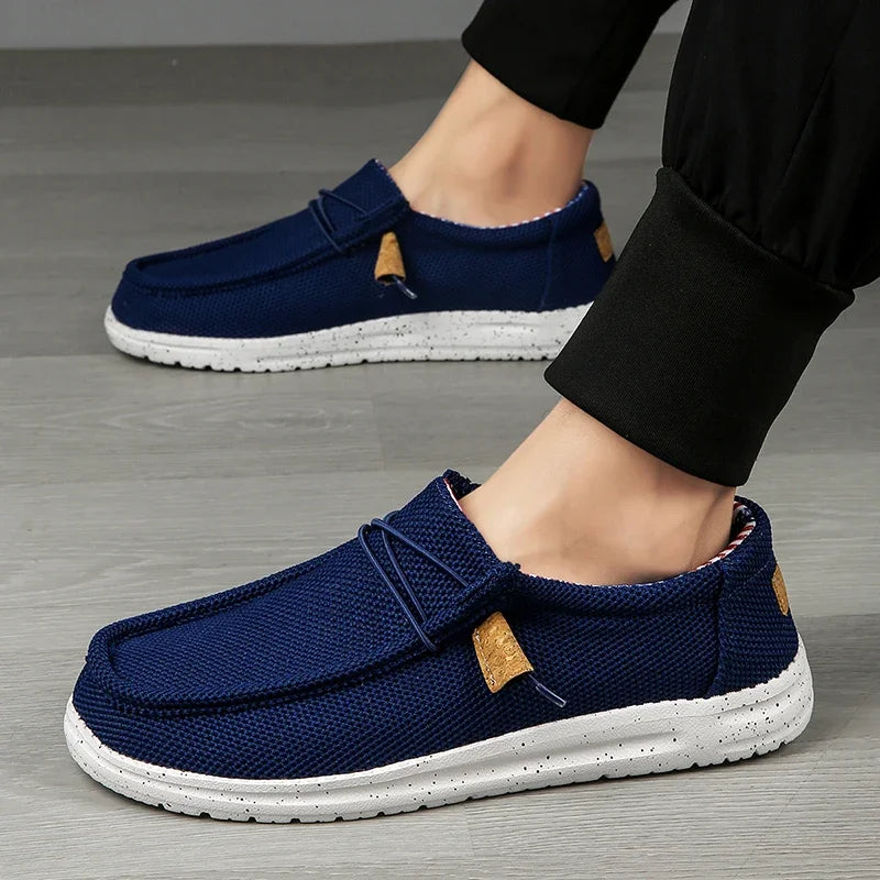 Canvas Loafers Comfortable Walking Flats for Man  Non Slip Soft Moccasins Sneakers Summer loafers Men Casual Shoes Slip on