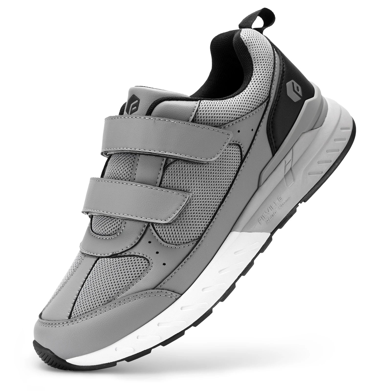 FitVille Diabetic Shoes for Men Extra Wide Width Adjustable Closure Walking Shoes Slip-on Sneakers for Foot Pain Relief Swollen