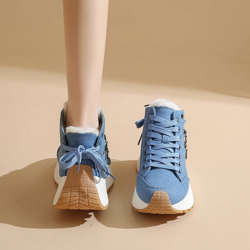 2025 New Designer Women Sneakers High Quality Shoes Female Women Shoes for Women Lace Up Platform Sneakers Женская Обувь