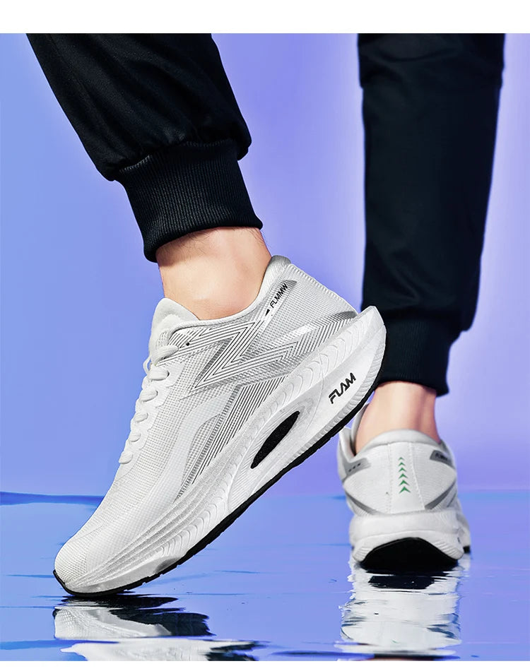Running Shoes Carbon Board Speciality Marathon Men Sports Breathable Lightweight Women's Comfortable Athletic Nonskid Sneakers