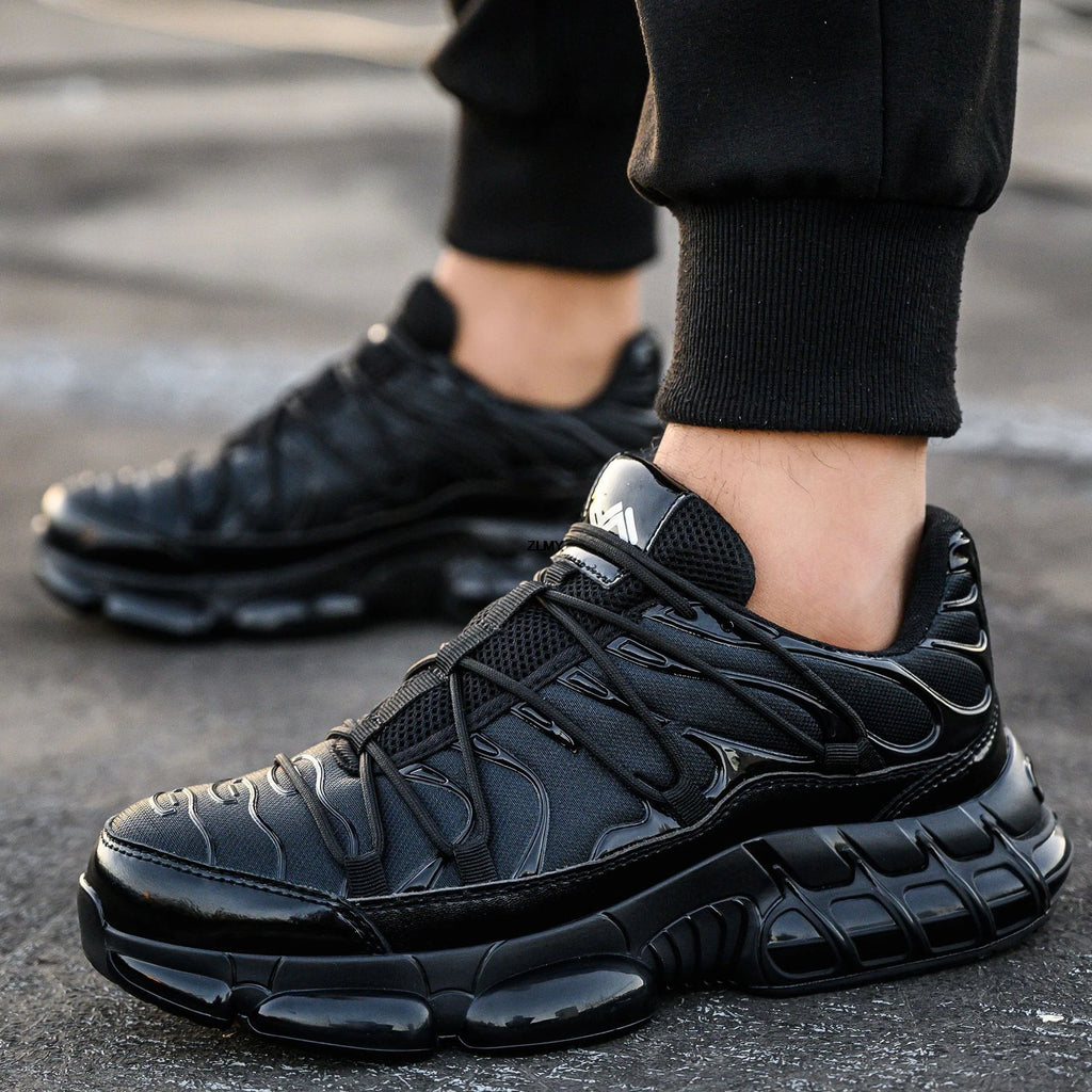 Air Cushion Safety Shoes Men Steel Toe Sneaker Puncture Proof Sport Work Shoes Man Safety Boots Black Male Work Boots Plus Size
