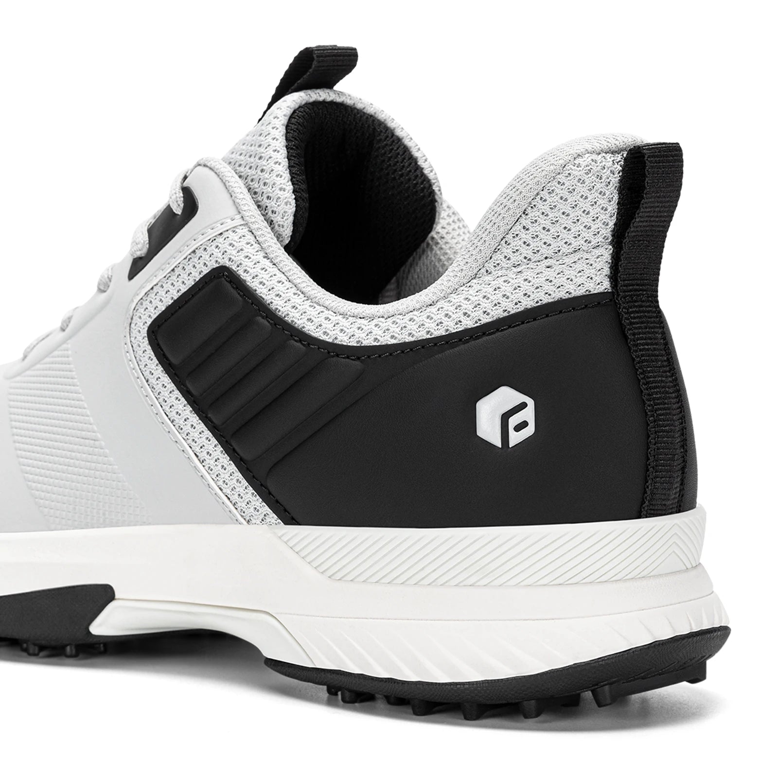 Fittington Professional Golf Shoes Wide Man Casual Sneakers Cushioning Outdoor Water Resistant Sport Shoes for Men with Spike