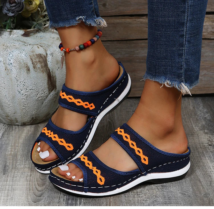 Customizable 2025 New UZZDSS Women Sandals Orthopedic Slippers Summer Shoes Tailor-made Suits WTX372803
