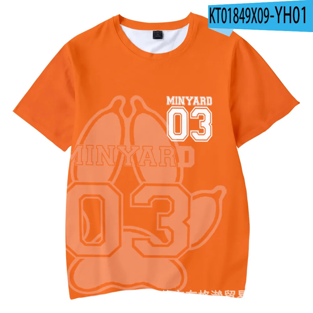 New The Foxhole Court Palmetto State Foxes Lacrosse Jersey Cosplay WILDS MINYARD 3D T-shirt Men/Women Graphic Tees Streetwear