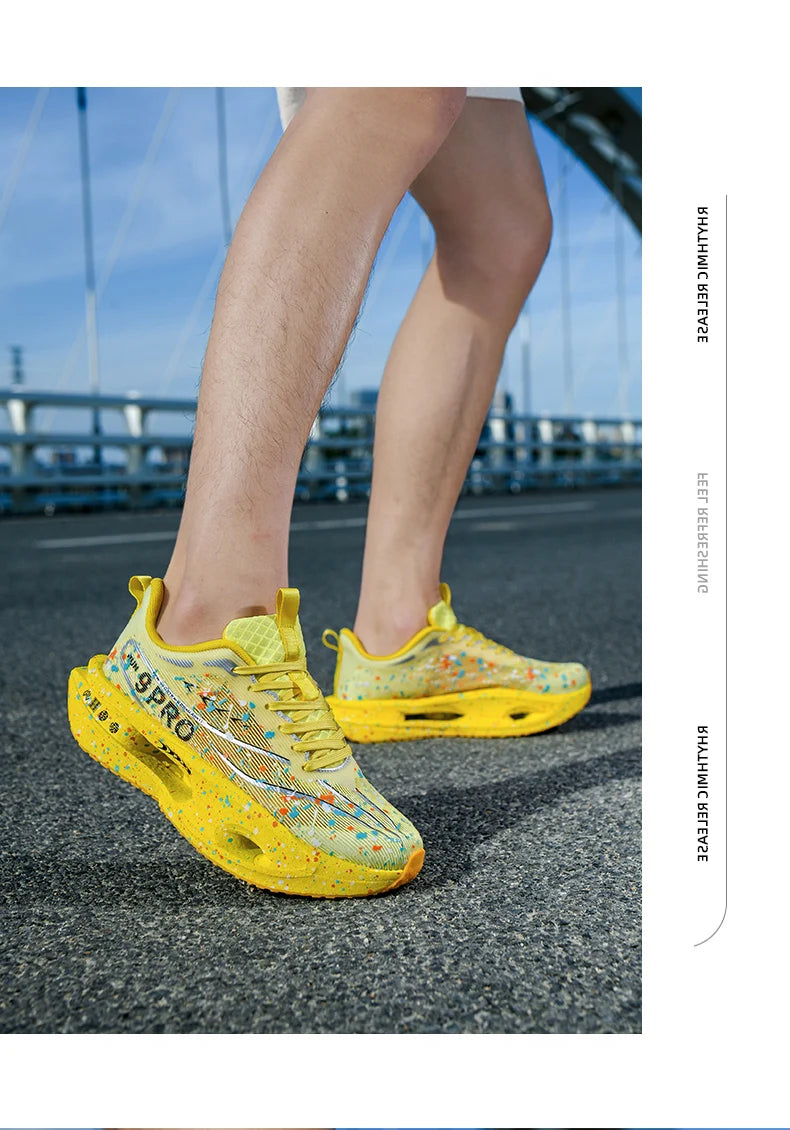 Running Shoes Speciality Carbon Board Marathon Men Sports Breathable Lightweight Women's Comfortable Athletic Nonskid Sneakers