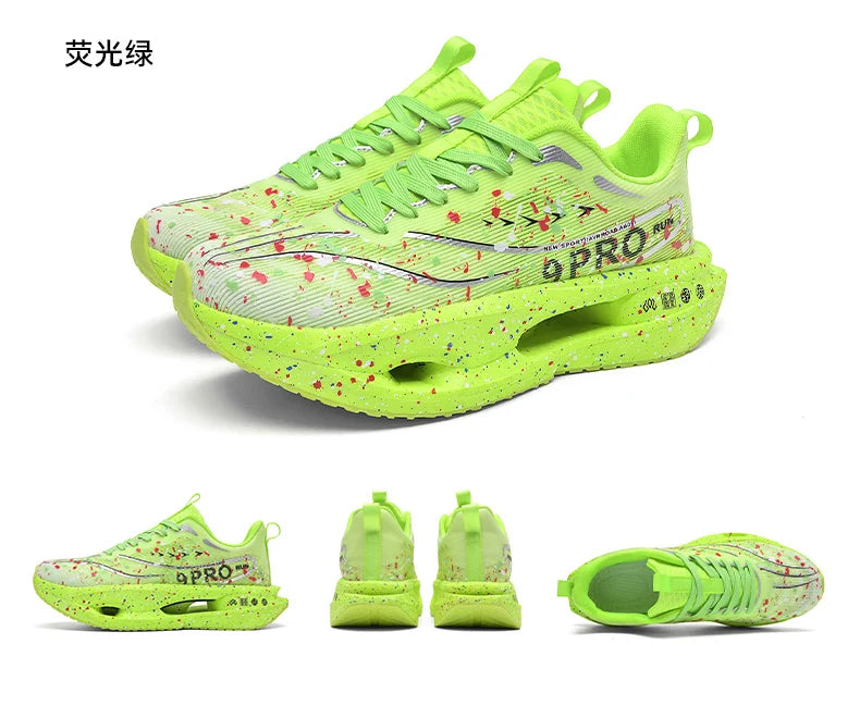 Running Shoes Speciality Carbon Board Marathon Men Sports Breathable Lightweight Women's Comfortable Athletic Nonskid Sneakers