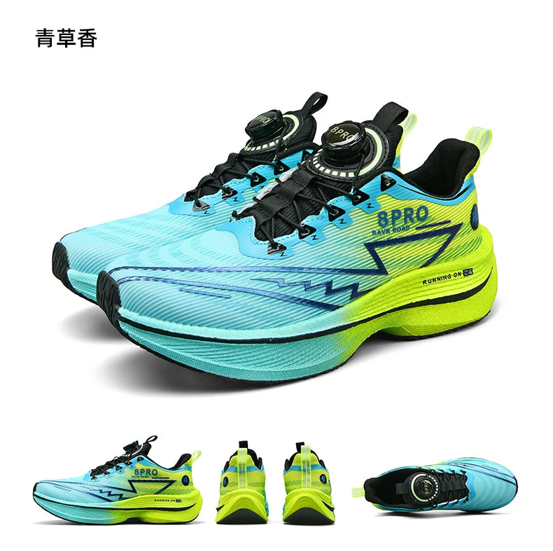 Athletic Running Shoes Men Professional Carbon Board Marathon Sports Breathable Lightweight Women Comfortable Casual Sneakers