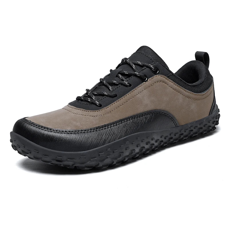 VENOCON Barefoot Minimalist Men's Stylish Style Casual Shoes Sneakers With Wide Nose Toe Box Walking Hiking Trail Footwear Man