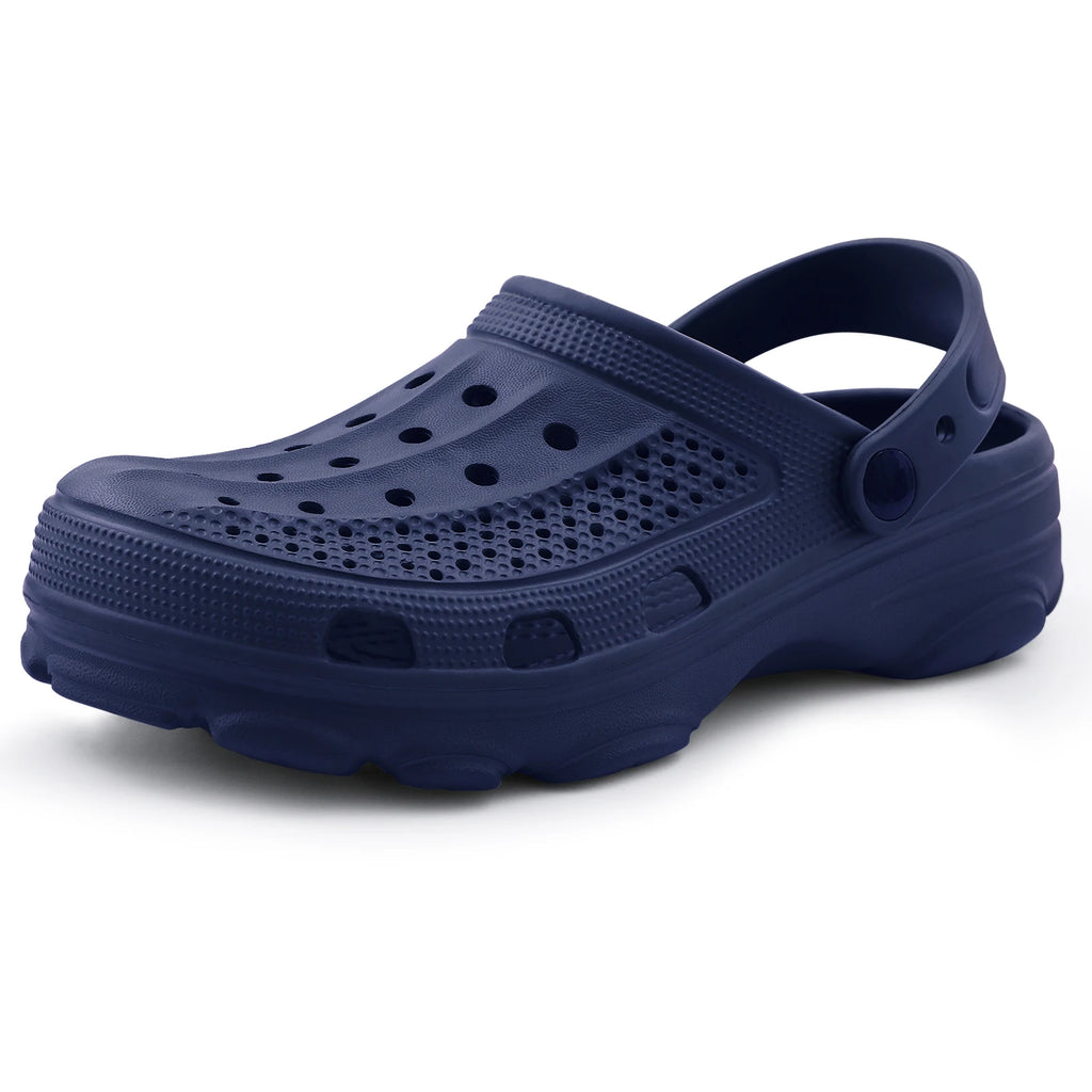 Comwarm Men Clogs Slippers Breathable Garden Sandals Non-Slip Comfort Beach Shoes Men Sandals Indoor Outdoor Casual Fishing Shoe