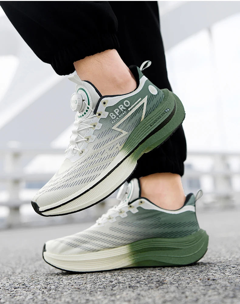 Athletic Running Shoes Men Professional Carbon Board Marathon Sports Breathable Lightweight Women Comfortable Casual Sneakers