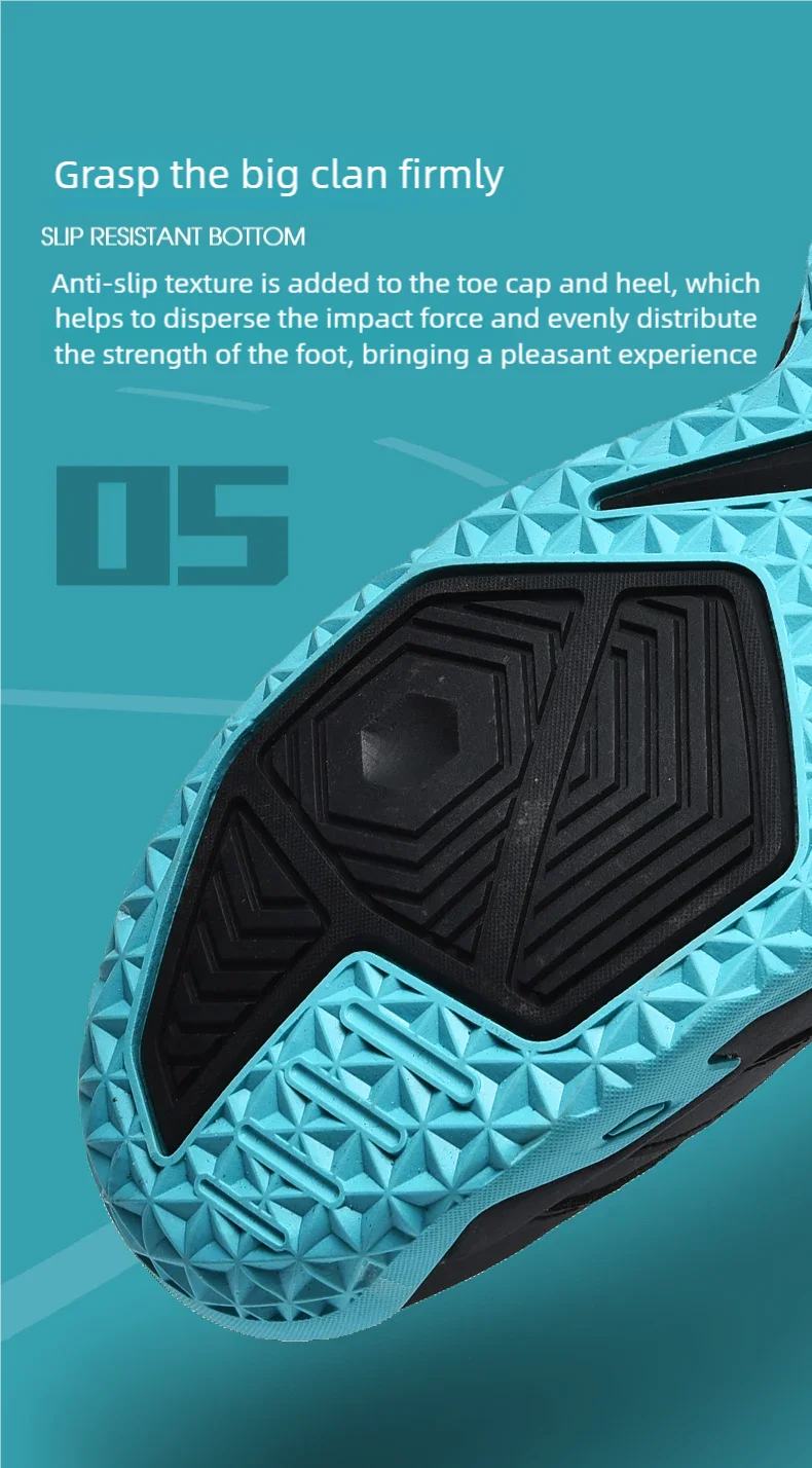 Men's plus size casual sneakers Four seasons breathable light outdoor basketball shoes fashion youth Joker sports running shoes