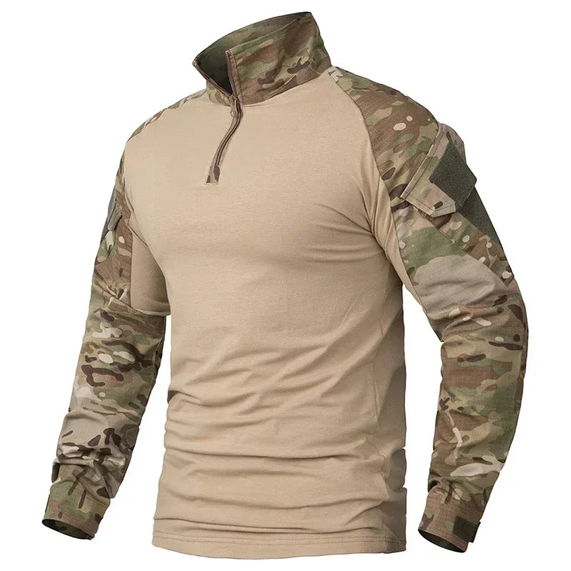 Tactical T-Shirts Airsoft Tactic Army Combat Shirts Paintball Hunting Clothes Breathable