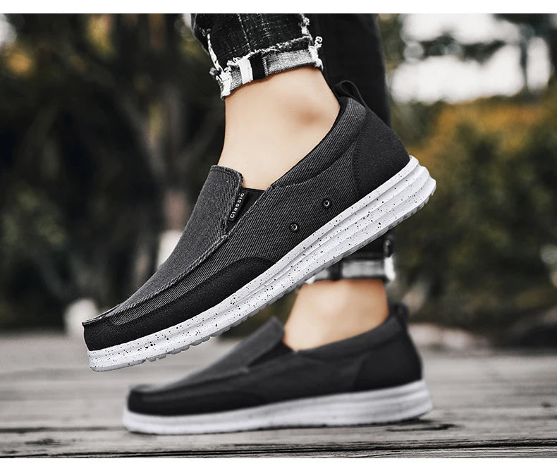 Brand Men's Shoes Canvas Breathable Casual Shoes Men Sneakers Flat Light Outdoor Walking Shoes Zapatillas Hombre Plus Size 39-47