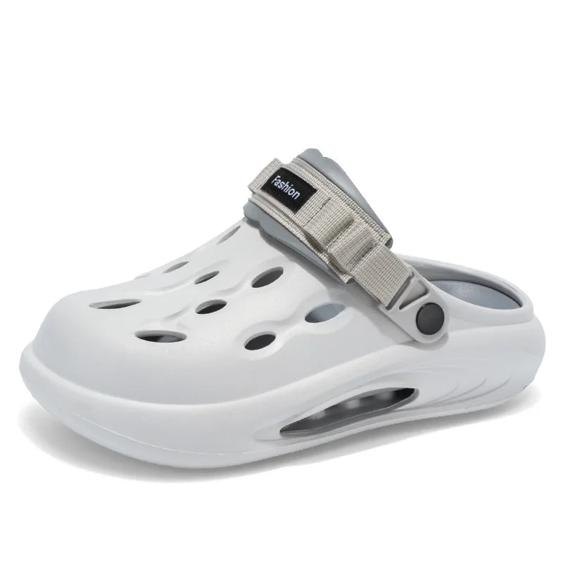 Couple Style Men's and Women's Summer Outdoor Hollow Anti-Slip Beach Shoes, Anti-Odor Dual-Purpose Sandals and Slippers