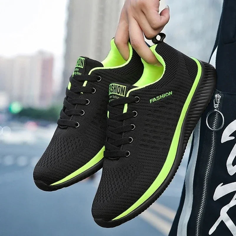 Summer Breathable Men's Casual Shoes Mesh Breathable Man Casual Shoes Fashion Moccasins Lightweight Men Sneakers Hot Sale 36-48
