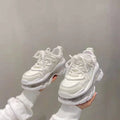 Shoes Women Sneakers Fashion Sole Design Light Color Summer Chunky Luxury Casual Sports Lace-up Basic Walking Shoes