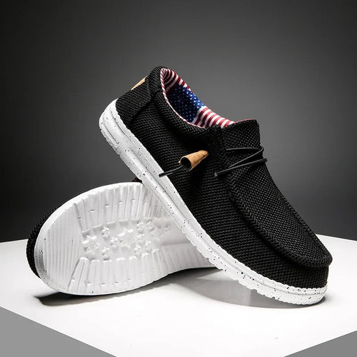 Canvas Loafers Comfortable Walking Flats for Man  Non Slip Soft Moccasins Sneakers Summer loafers Men Casual Shoes Slip on
