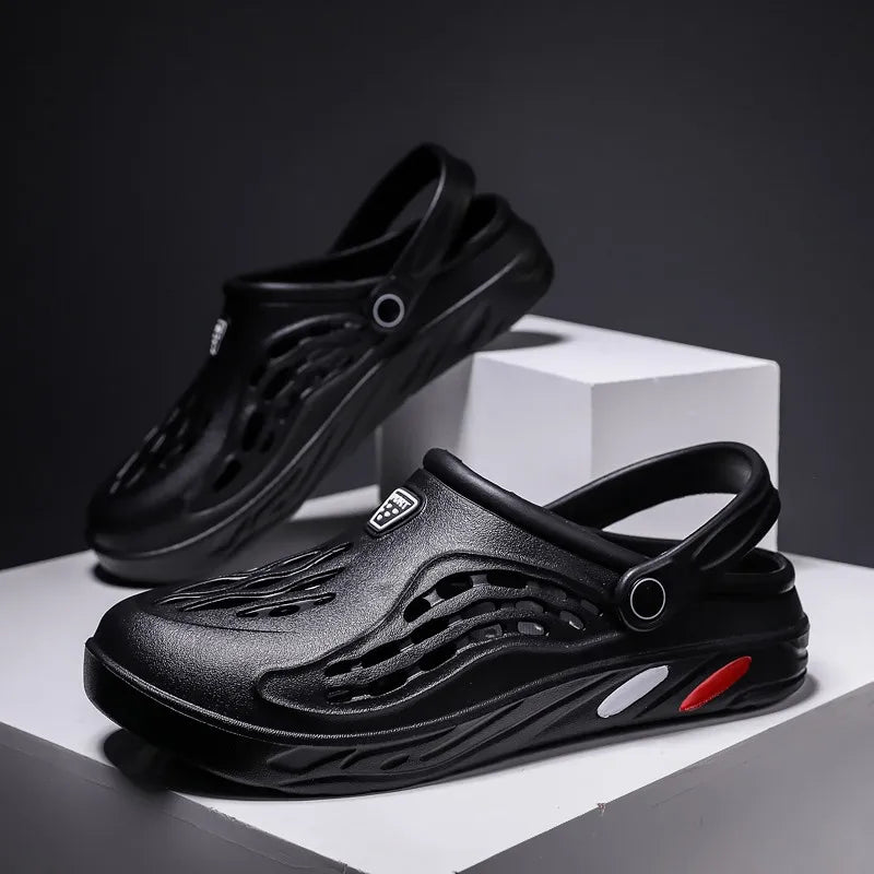 Male Slippers EVA Outdoor Vacation Simple Sandals Indoor Anti-slip Waterproof Clogs Off White Shose Summer Platform Shoes