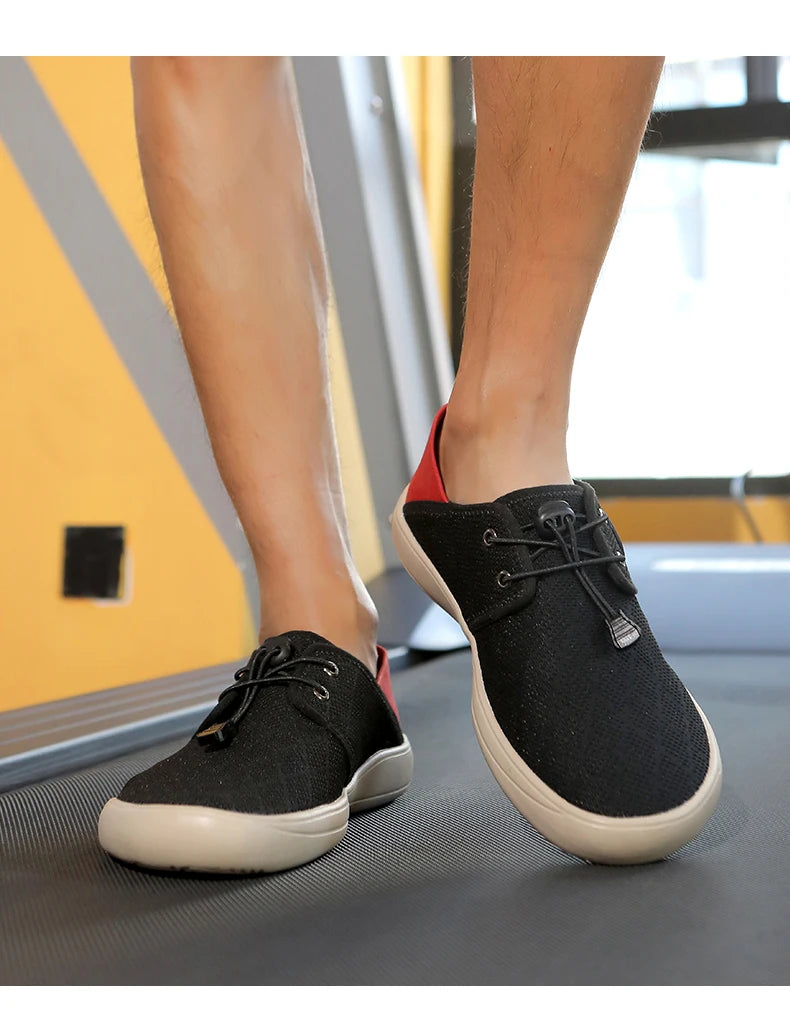 Hot Summer Mesh Men's Shoes Fashion Breathable Men Casual Shoes Handmade Flat Wading Shoes Outdoor Men Sneakers Big Size 38-46