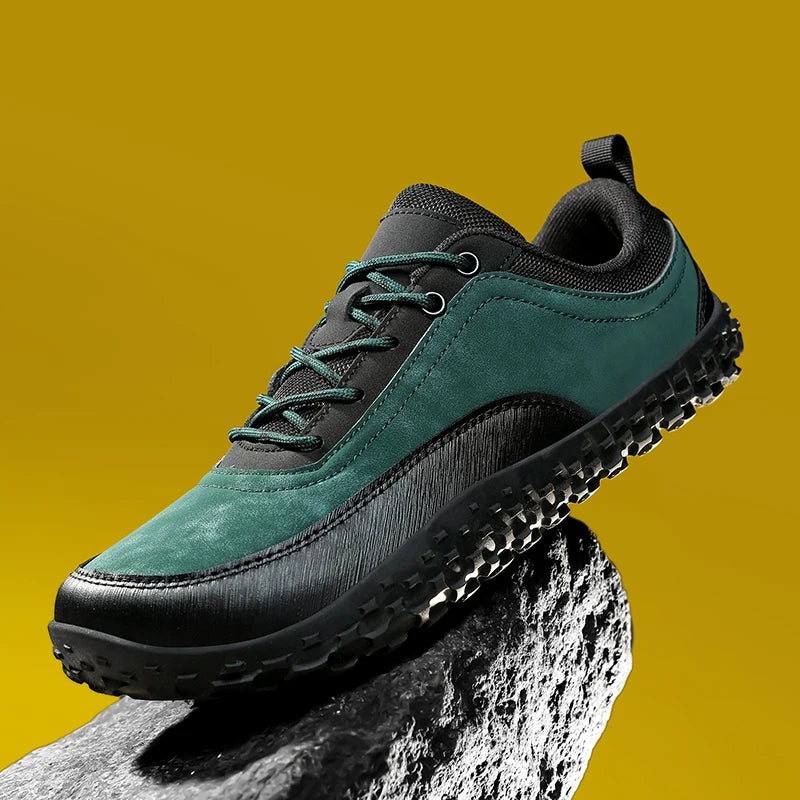 VENOCON Barefoot Minimalist Men's Stylish Style Casual Shoes Sneakers With Wide Nose Toe Box Walking Hiking Trail Footwear Man