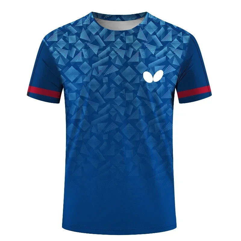 Men's short-sleeve, round-neck T-shirt, 3D, quick-drying, printed prom dress style, loose, breathable, comfortable, Summer